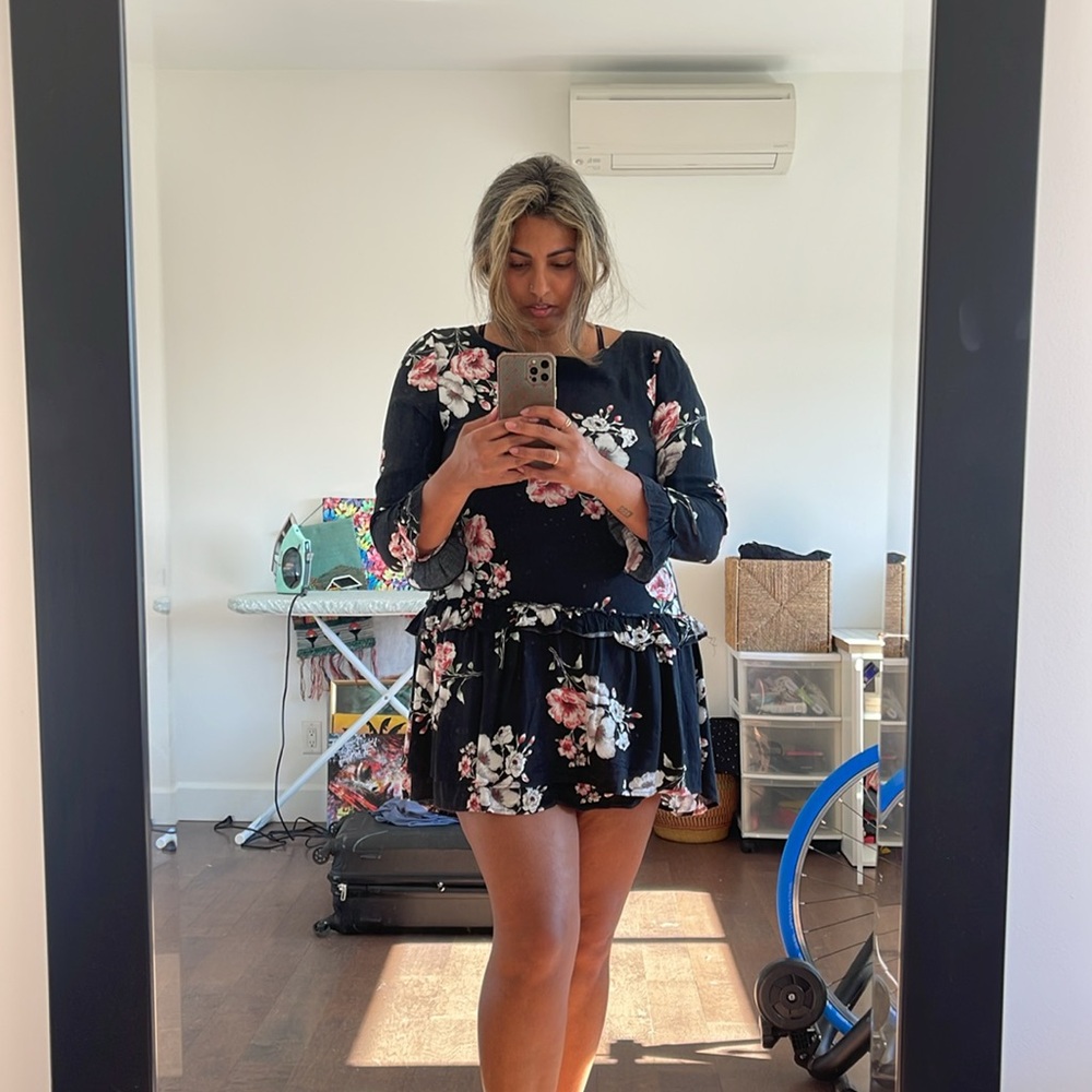 Tommy Hilfiger Navy Floral Sheath Dress